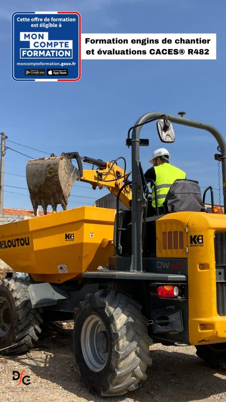 formation engins de chantier caces r482 nimes